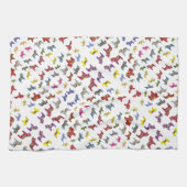 Linge De Cuisine Chevaux Dala multicolores (Horizontal)