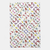 Linge De Cuisine Chevaux Dala multicolores (Vertical)