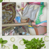 Linge De Cuisine Chevaux de carrousel (Plié)