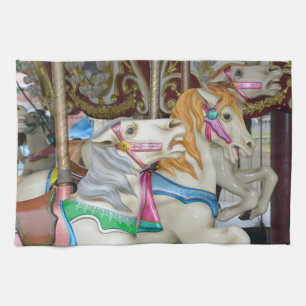 Linge De Cuisine Chevaux de carrousel