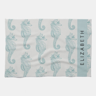 Linge De Cuisine Chevaux de mer tropicaux, Motif hippocampe, Votre 