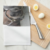Linge De Cuisine Chevaux de Noël (Quart Plié)