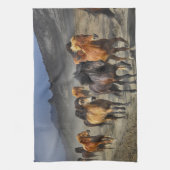 Linge De Cuisine Chevaux de se précipiter (Vertical)