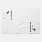 Linge De Cuisine Chèvre de garde personnalisée (Horizontal)