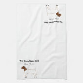 Linge De Cuisine Chèvre de garde personnalisée (Vertical)