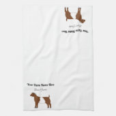 Linge De Cuisine Chèvre de garde personnalisée (Vertical)