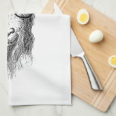 Linge De Cuisine Chèvre de hippie (Quart Plié)