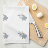Linge De Cuisine Chèvre grise adorable (Quart Plié)