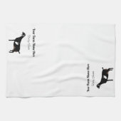 Linge De Cuisine Chèvre laitière nubienne personnalisée (Horizontal)