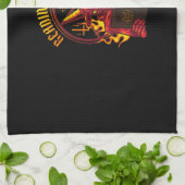 Linge De Cuisine Chèvre Satanic Pagan Premium (Plié)