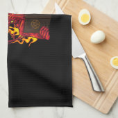 Linge De Cuisine Chèvre Satanic Pagan Premium (Quart Plié)