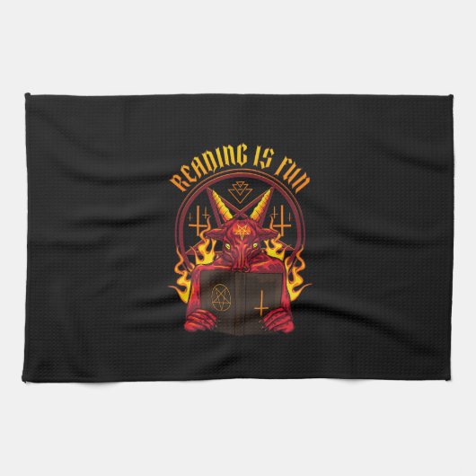 Linge De Cuisine Chèvre Satanic Pagan Premium (Horizontal)