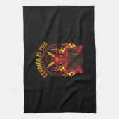 Linge De Cuisine Chèvre Satanic Pagan Premium (Vertical)