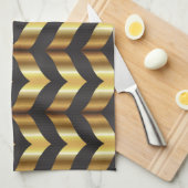Linge De Cuisine chevron (Quart Plié)