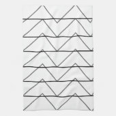 Linge De Cuisine Chevron Géométrique rayé (Vertical)