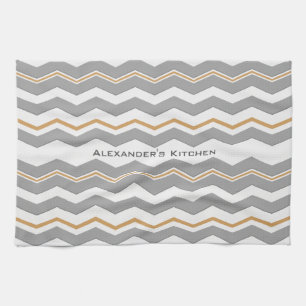 Linge De Cuisine Chevron moderne avec n'importe quelle couleur et t