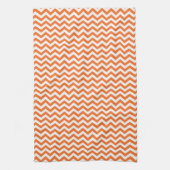 Linge De Cuisine Chevron orange (Vertical)