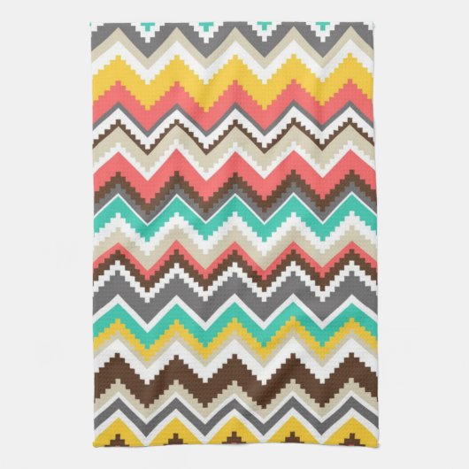 Linge De Cuisine Chevron tribal (Vertical)