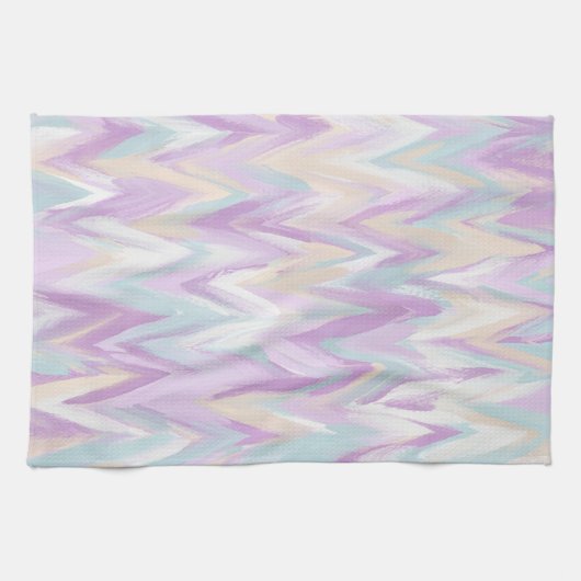 Linge De Cuisine Chevrons Abstraits (Horizontal)