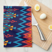 Linge De Cuisine Chevrons et conception d'abrégé sur losange (Quart Plié)