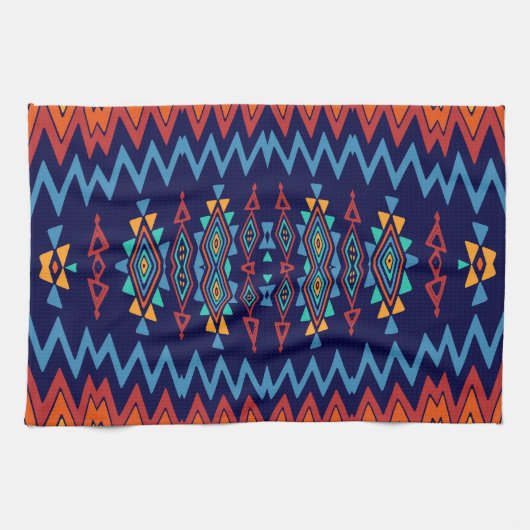 Linge De Cuisine Chevrons et conception d'abrégé sur losange (Horizontal)