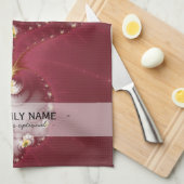 Linge De Cuisine Chew d'os de chien - Fractal (Quart Plié)