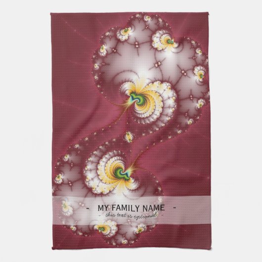 Linge De Cuisine Chew d'os de chien - Fractal (Vertical)