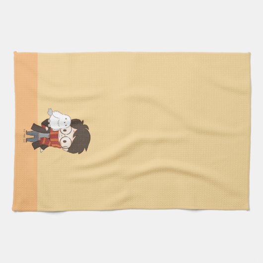 Linge De Cuisine Chibi HARRY POTTER™ & Hedwig (Horizontal)