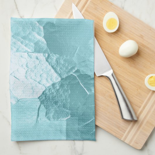 Linge De Cuisine Chic Aqua Mint Blue Glam (Quart Plié)