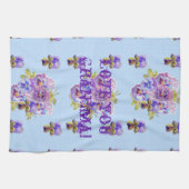 Linge De Cuisine Chic Bleu Chic Chic Aimez-Vous Grand-Mère Serviett (Horizontal)