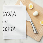 Linge De Cuisine Chic cuisine italienne cuillère citation fourche (Quart Plié)