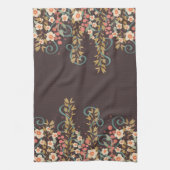 Linge De Cuisine Chic Élégant Design Joli Modèle Floral (Vertical)