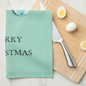 Linge De Cuisine Chic Mint rose or ornements de Noël (Quart Plié)