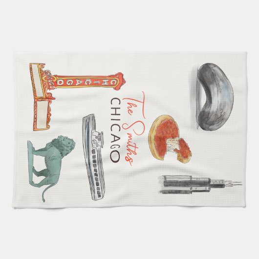 Linge De Cuisine Chicago (Horizontal)