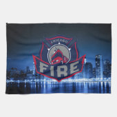 Linge De Cuisine Chicago Fire avec Skyline (Horizontal)