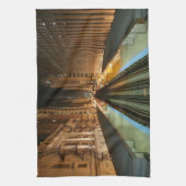 Linge De Cuisine Chicago "L" station la nuit (Vertical)