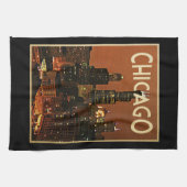 Linge De Cuisine Chicago La Nuit (Horizontal)