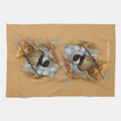 Linge De Cuisine Chickadee Songbird, Joli Espérant (Horizontal)