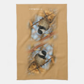 Linge De Cuisine Chickadee Songbird, Joli Espérant (Vertical)