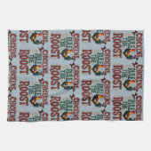 Linge De Cuisine Chickens Rule the Roost Rustic Farm Illustration (Horizontal)