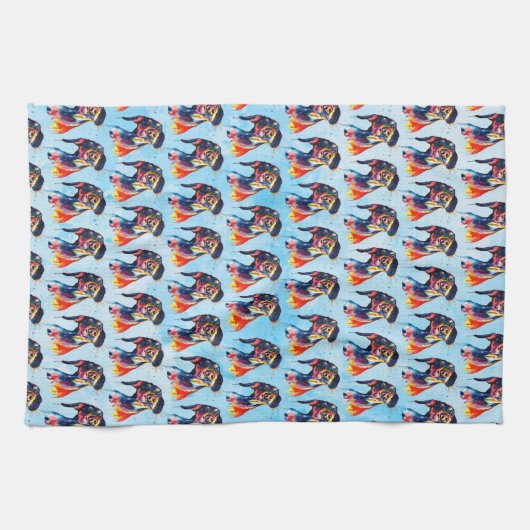 Linge De Cuisine Chien (Horizontal)