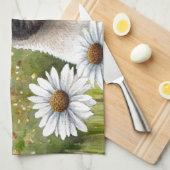 Linge De Cuisine Chien 114 Carlin de chiot (Quart Plié)