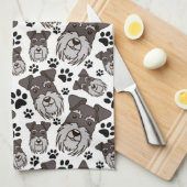 Linge De Cuisine Chien à chiots de marionnette de la série Sweet St (Quart Plié)