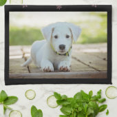 Linge De Cuisine Chien Animaux de compagnie Photo Pine Snowflakes J (Plié)