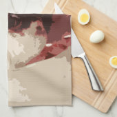 Linge De Cuisine chien blanc de boxeur (Quart Plié)