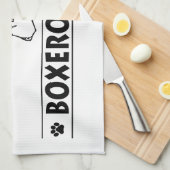 Linge De Cuisine Chien BOXER (Quart Plié)