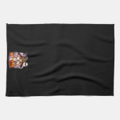 Linge De Cuisine Chien/chiot d'Halloween mignon (Horizontal)