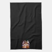Linge De Cuisine Chien/chiot d'Halloween mignon (Vertical)