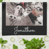 Linge De Cuisine Chien dalmate Aquarelle Chiens Chiens Animaux de c (Plié)