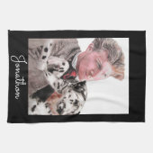 Linge De Cuisine Chien dalmate Aquarelle Chiens Chiens Animaux de c (Horizontal)